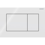 Plaque Geberit Sigma01 carrée DT blanc - GEBERIT 115.660.11.1 