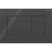 Plaque Geberit Sigma01 carrée DT noir brillant - GEBERIT 115.660.DW.1 