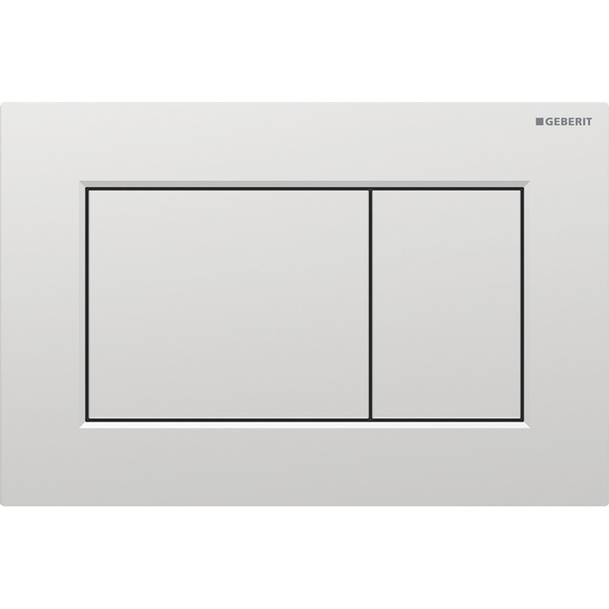 Plaque Geberit Sigma01 carrée DT chromé mat - GEBERIT 115.660.JQ.1 