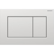 Plaque Geberit Sigma01 carrée DT chromé mat - GEBERIT 115.660.JQ.1 