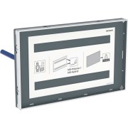Plaque de fermeture Geberit Sigma à fleur avec cadre visible personnalisable - GEBERIT 115.697.00.1 