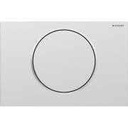 Plaque Geberit Sigma10 ronde interrompable chr mat laqué facile net chr bri - GEBERIT 115.758.JQ.5 