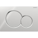 Plaque de déclenchement WC Sigma01 chromé brillant - GEBERIT 115.770.21.5