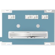 Plaque Geberit Sigma50 carrée DT chromé spécifique au client - GEBERIT 115.788.00.2 