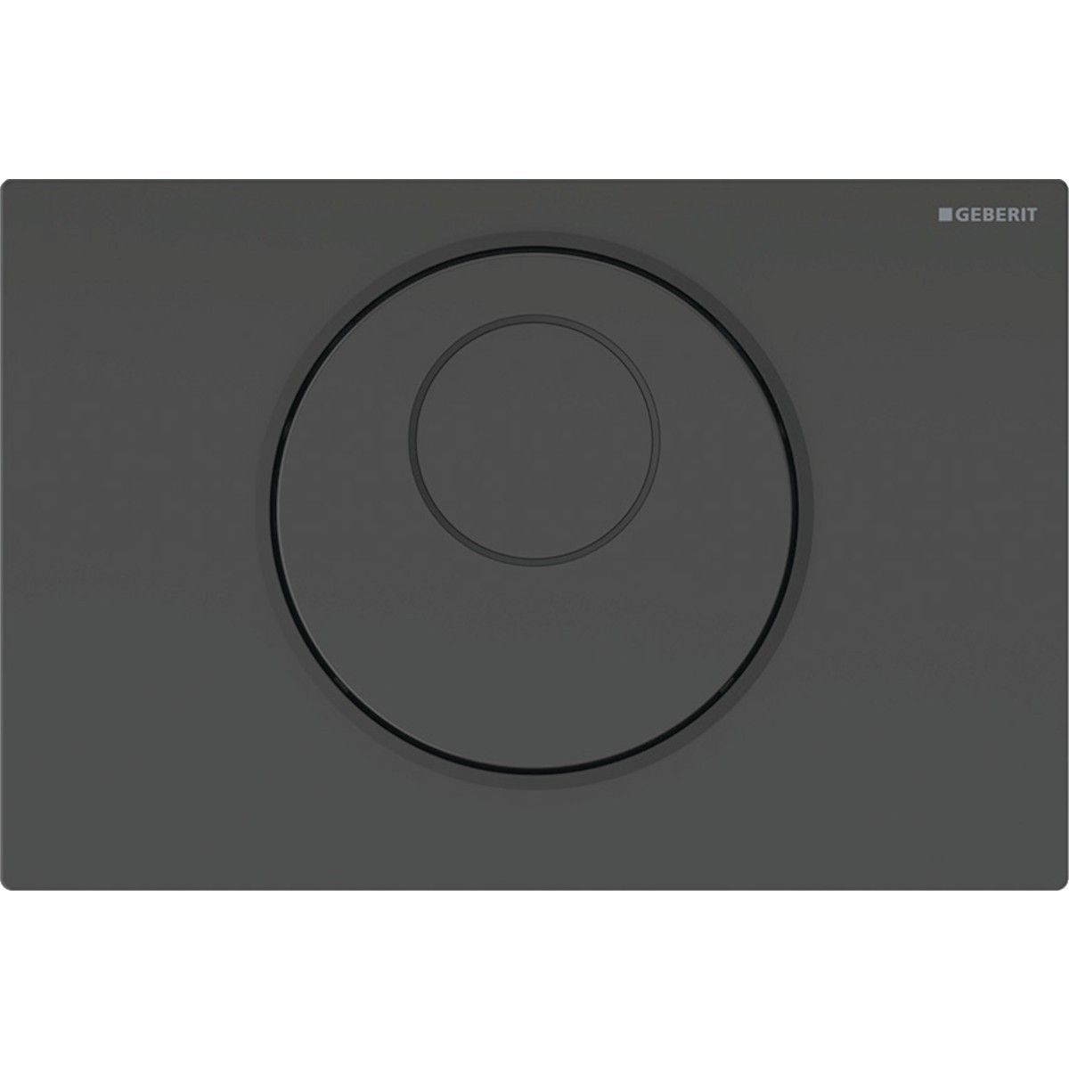 Commande Geberit électronique secteur DT Sigma10R man Sig8 noir noir mat - GEBERIT 115.856.DW.6 