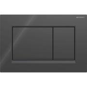 Plaque Geberit Sigma20 carrée DT noir noir mat - GEBERIT 115.883.DW.1 