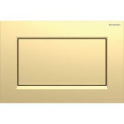 Plaque Geberit Sigma10 carrée inter à visser doré - GEBERIT 115.893.45.1 