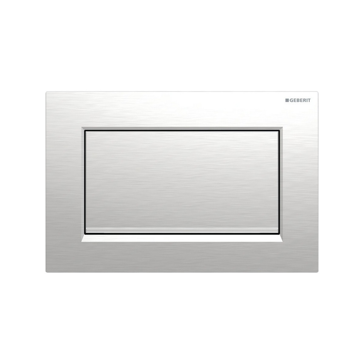 Plaque Geberit Sigma10 carrée inter à visser chr bro facile net chr bri - GEBERIT 115.893.KX.1 
