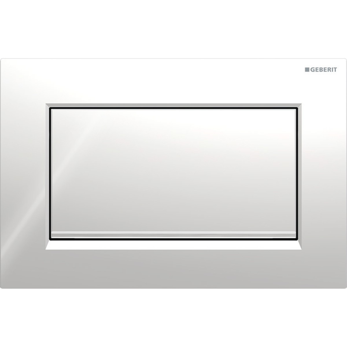 Plaque Geberit Sigma10 carrée inter à visser chr bri chr bro - GEBERIT 115.893.KY.1 