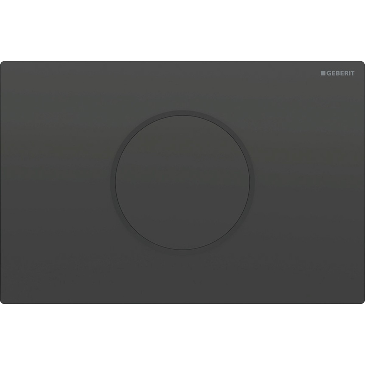 Commande Geberit élec secteur DT Sigma10 ronde Sig12 à visser noir noir m - GEBERIT 115.906.DW.6 