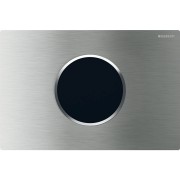 Commande Geberit élec secteur DT Sigma10 ronde Sig12 à visser brossé - GEBERIT 115.906.SN.6 