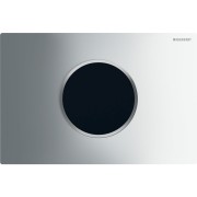 Commande Geberit élec secteur DT Sigma10 ronde Sig12 chr bri chr mat - GEBERIT 115.907.KH.6 