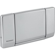 Plaque Geberit Highline carrée interrompable à visser acier inoxydable brossé - GEBERIT 115.151.00.1 