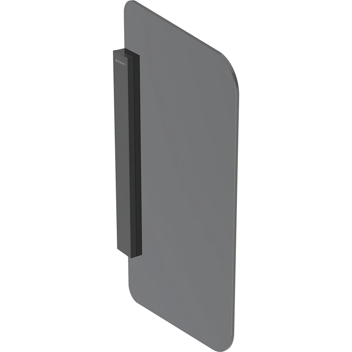 Séparation d'urinoirs Geberit noir verre gris - GEBERIT 115.205.CD.1 