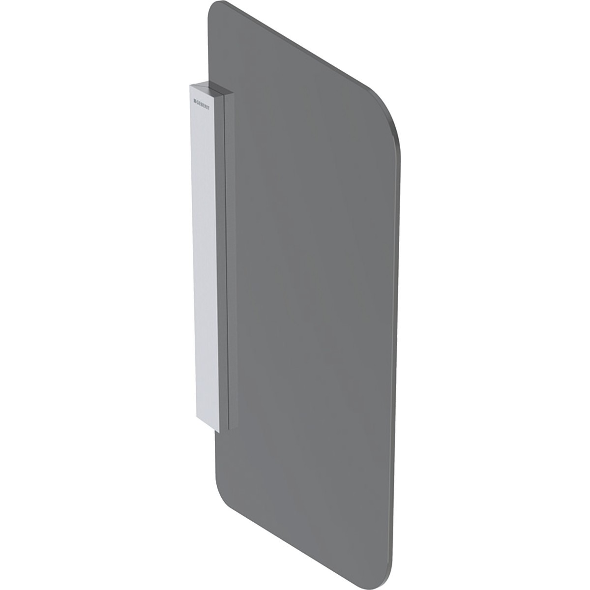 Séparation d'urinoirs Geberit brossé verre anthracite - GEBERIT 115.211.CD.1 