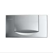 Plaque Geberit 200F carrée interrompable Chromé brillant - GEBERIT 115.222.21.1 