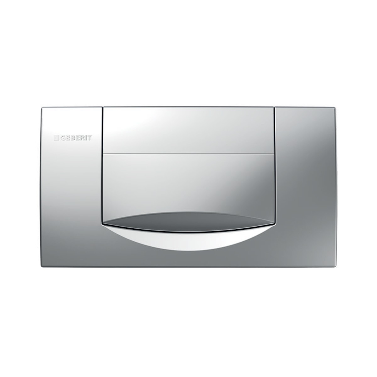 Plaque Geberit 200F carrée interrompable Chromé mat - GEBERIT 115.222.46.1 