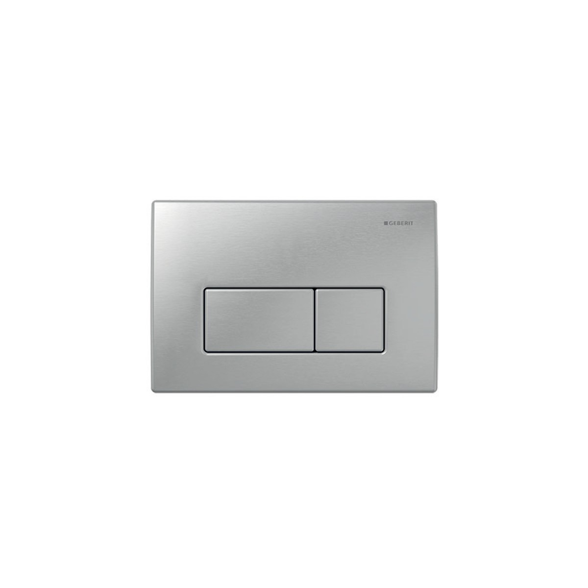 Plaque Geberit Kappa50 carrée DT brossé - GEBERIT 115.258.00.1 