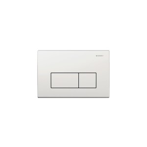 Plaque Geberit Kappa50 carrée DT blanc alpin - GEBERIT 115.260.11.1 