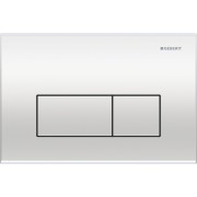 Plaque Geberit Kappa50 carrée DT chromé mat - GEBERIT 115.260.46.1 