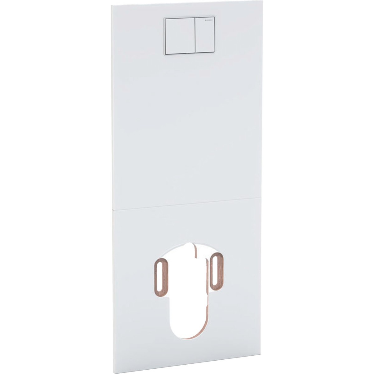 Plaque design pour WC complet Geberit AquaClean Blanc Verre - GEBERIT 115.328.SI.1 