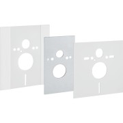 Plaque fermeture + isolation phonique bâti-support Duofix WC adaptable hauteur - GEBERIT 115.396.00.1 