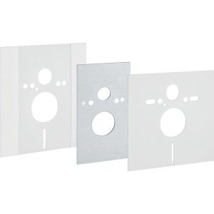 Plaque fermeture + isolation phonique bâti-support Duofix WC adaptable hauteur - GEBERIT 115.396.00.1 