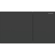 Plaque Geberit Sigma70 carrée DT acier noir mat - GEBERIT 115.622.14.1 