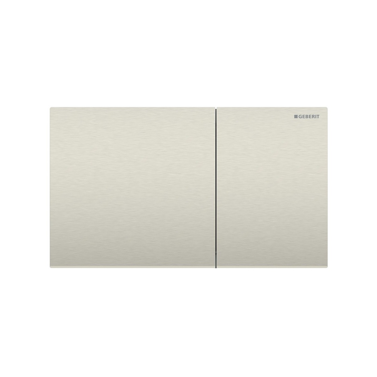 Plaque Geberit Sigma70 carrée DT acier nickel brossé - GEBERIT 115.622.ID.1 