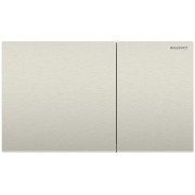 Plaque Geberit Sigma70 carrée DT acier nickel brossé - GEBERIT 115.622.ID.1 