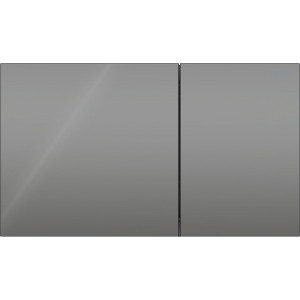 Plaque Geberit Sigma70 carrée DT verre gris velouté - GEBERIT 115.622.JK.1 