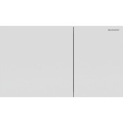 Plaque Geberit Sigma70 carrée DT acier blanc mat - GEBERIT 115.622.JT.1 