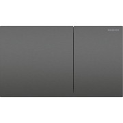 Plaque Geberit Sigma70 carrée DT acier noir chromé - GEBERIT 115.622.QD.1 