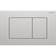 Plaque Geberit Sigma40 carrée DT acier inoxydable - GEBERIT 115.629.FW.1 
