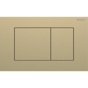 Plaque Geberit Sigma40 carrée DT acier laiton - GEBERIT 115.629.QF.1 