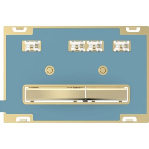 Plaque Geberit Sigma50 carrée DT laiton spécifique au client - GEBERIT 115.672.00.2 