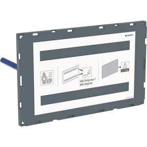 Plaque de fermeture Geberit Sigma à fleur personnalisable - GEBERIT 115.696.00.1 
