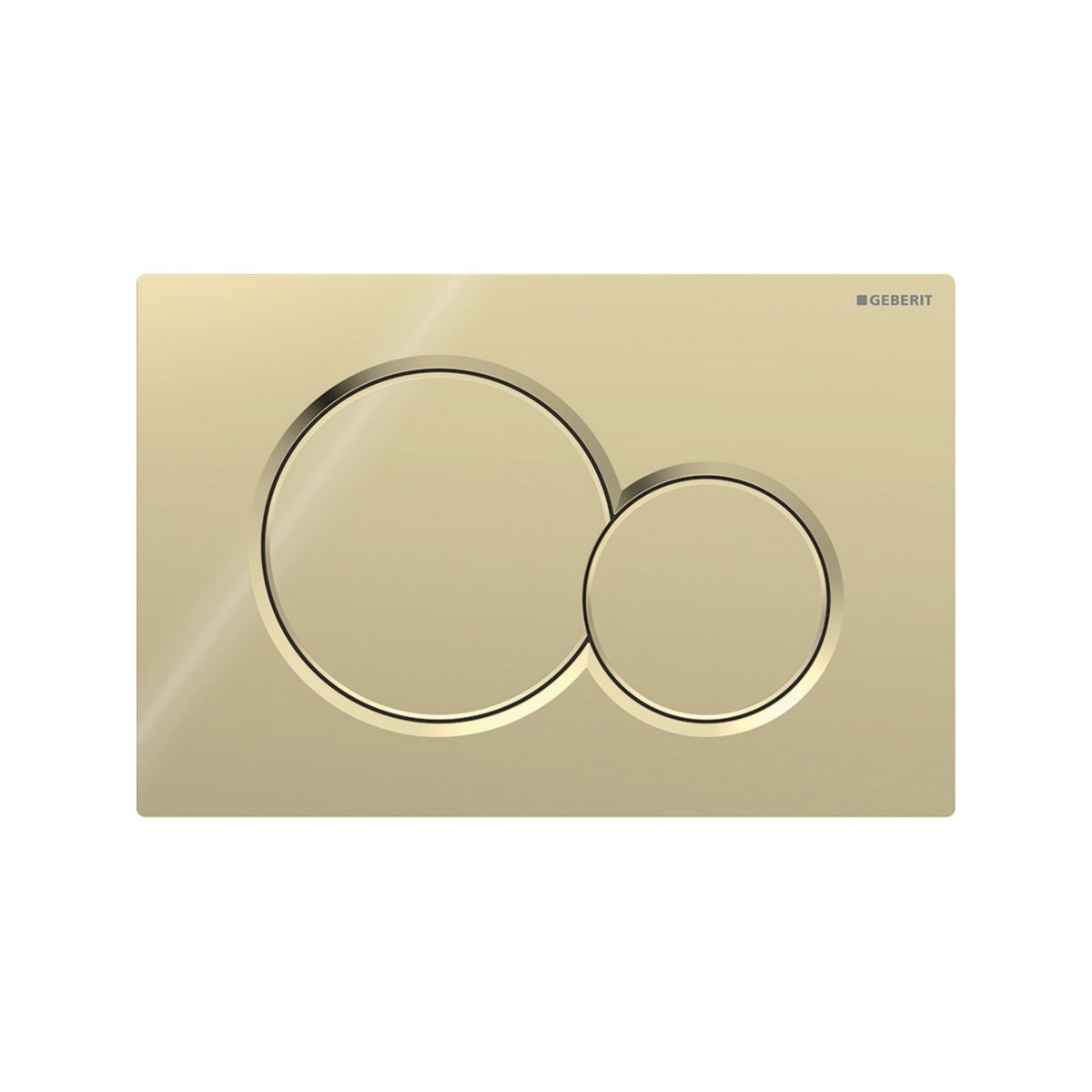 Plaque Geberit Sigma01 ronde DT laiton spécial galvanisé - GEBERIT 115.770.DT.5 