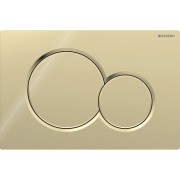 Plaque Geberit Sigma01 ronde DT laiton spécial galvanisé - GEBERIT 115.770.DT.5 