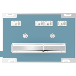 Plaque Geberit Sigma50 carrée DT chromé spécifique au client - GEBERIT 115.788.00.2 