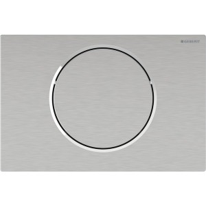 Commande Geberit électronique piles ST Sigma10 ronde barre radio brossé - GEBERIT 115.869.SN.6 
