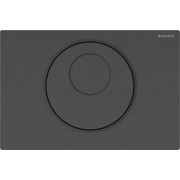 Commande Geberit élec secteur DT Sigma10 ronde man Sig12 noir noir mat - GEBERIT 115.890.DW.6 