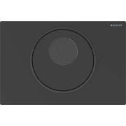 Commande Geberit élec piles DT Sigma10 ronde man Sig12 noir mat noir - GEBERIT 115.891.16.6 