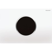 Commande Geberit élec secteur DT Sigma10 ronde Sig12 blanc chr bri - GEBERIT 115.907.KJ.6 