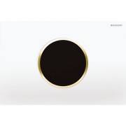 Commande Geberit élec secteur DT Sigma10 ronde Sig12 blanc doré - GEBERIT 115.907.KK.6 