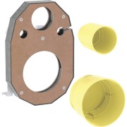 Coupe-feu pour coude de chasse et coude de raccordement Sigma Delta 12 cm EI60 - GEBERIT 111.299.00.2 