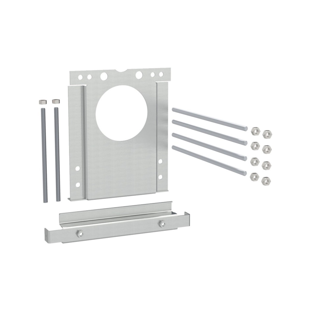 Tôle renforcement cloison sèche bâti-support Geberit Duofix WC largeur 41 5 cm - GEBERIT 111.749.00.1 