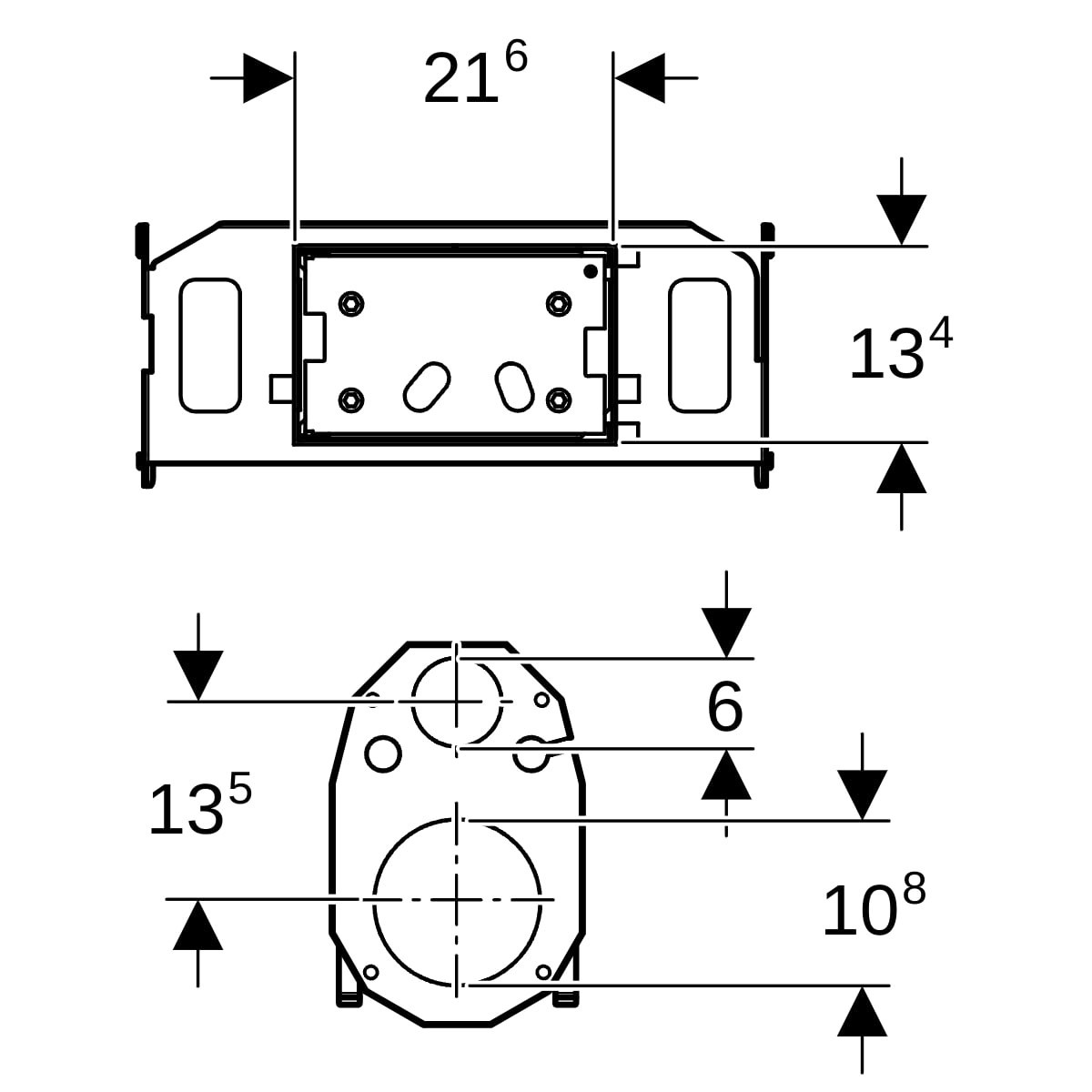 Kit coupe-feu bâti-support Geberit Duofix WC Sigma Delta 12 cm EI30 - GEBERIT 111.281.00.1 