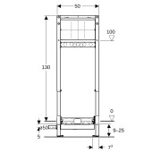 Bâti-support Geberit Duofix douche 130 cm éva rob murales 90–200 mm - GEBERIT 111.580.00.2 