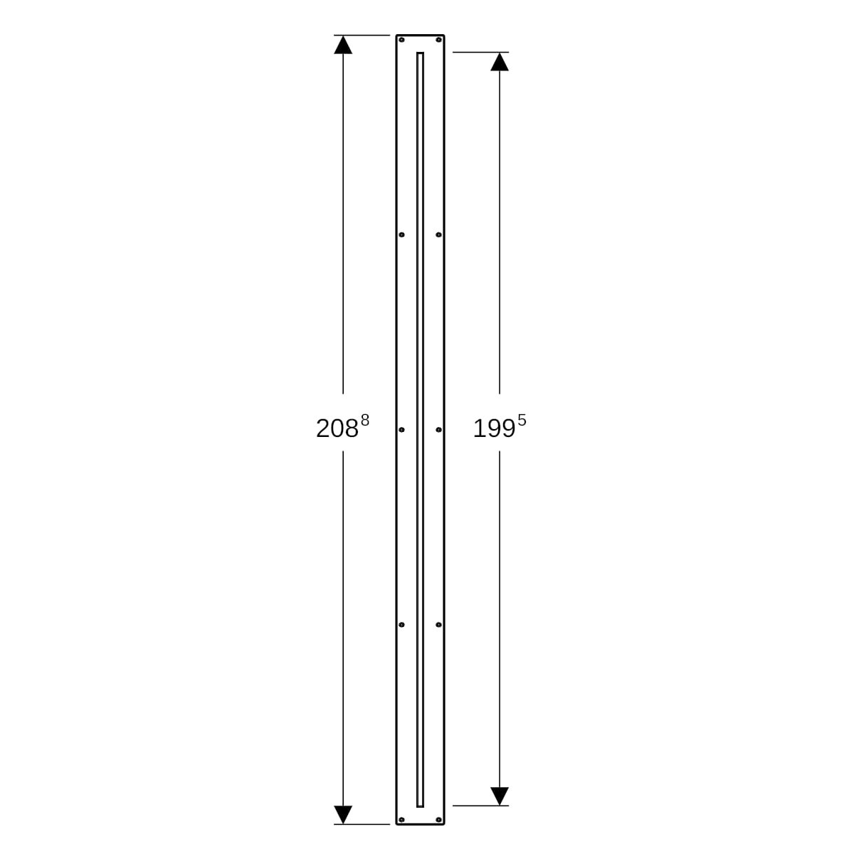 Bâti-support Geberit Duofix pour séparation de douche pour douche de plain-pied - GEBERIT 111.596.00.1 